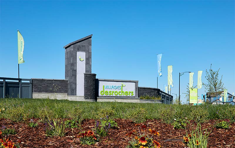 Desrochers Villages Community Sign